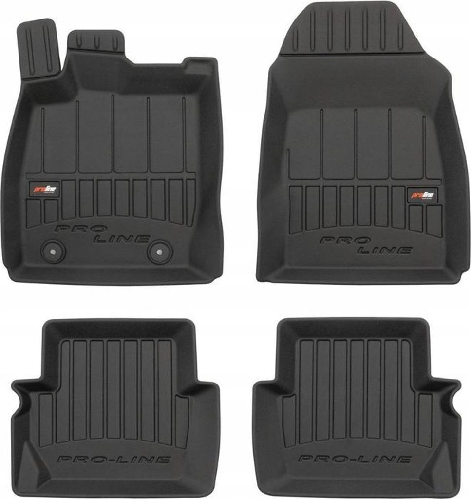 Gummimatten und Fußmatten Ford Fiesta Mk7 2008-2012 3D Mulde
