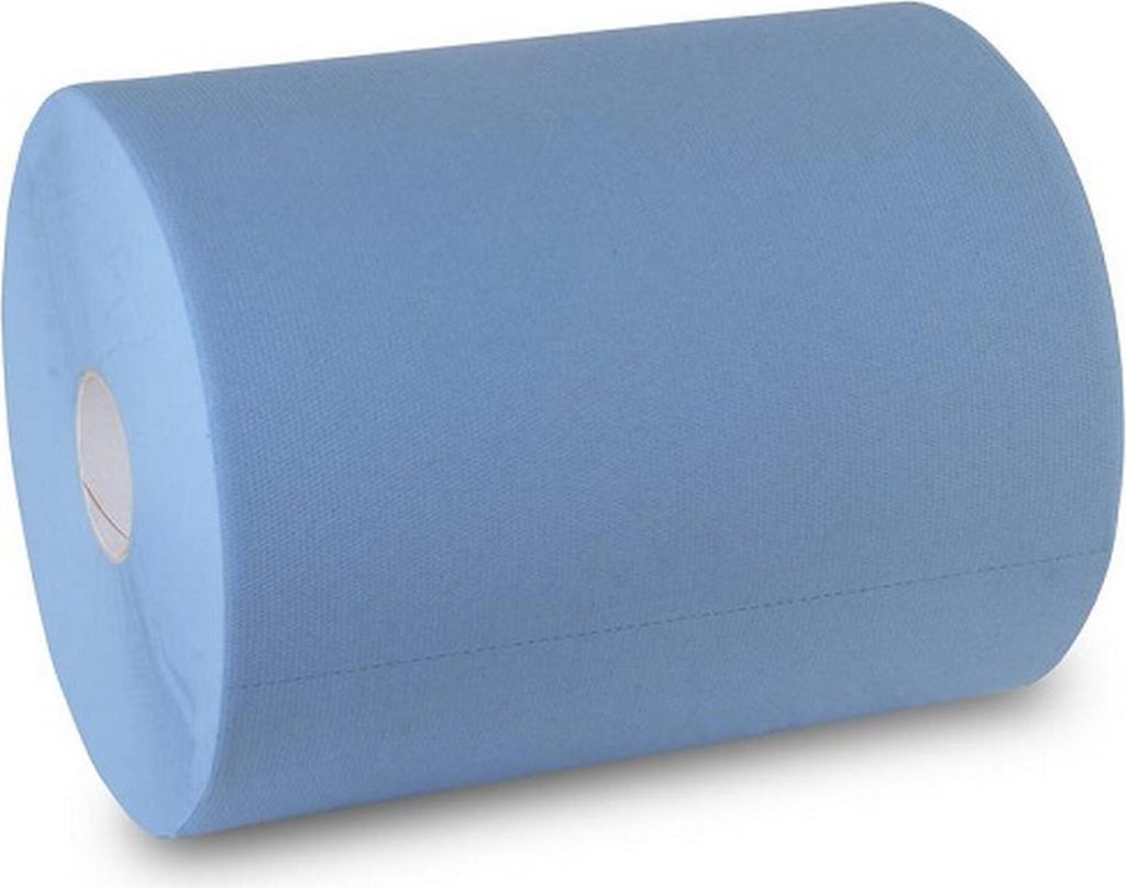 Industriepapierrolle Sobsy - 3-lagig - blau - 1 Rolle - DM Produktbild 