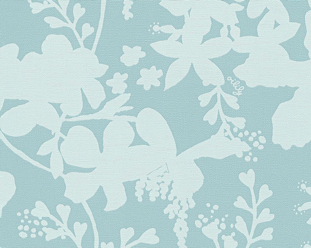 Oilily Home Tapete Oilily Atelier blau 10,05 m x 0,53 m 302742