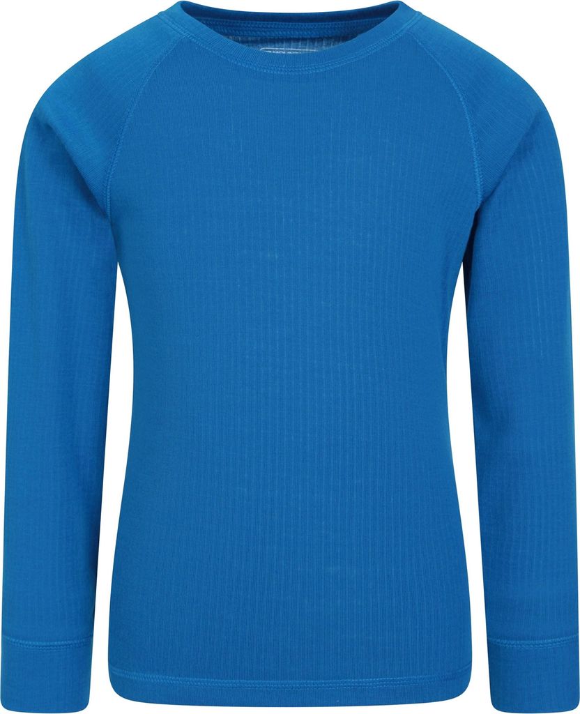 Mountain Warehouse - "Talus" Base Layer Oberteil Rundhalsausschnitt für Kinder MW528 (98) (Kobalt)