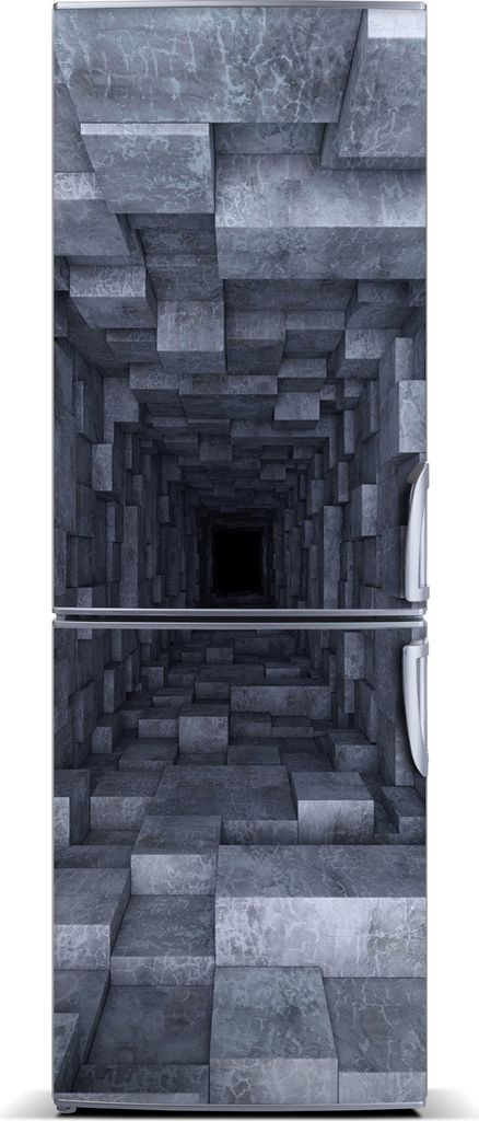 Tulup Kühlschrankdekoration - Magnetmatte - 70 cm x 190 cm - Magnet auf dem Kühlschrank - Tunnel