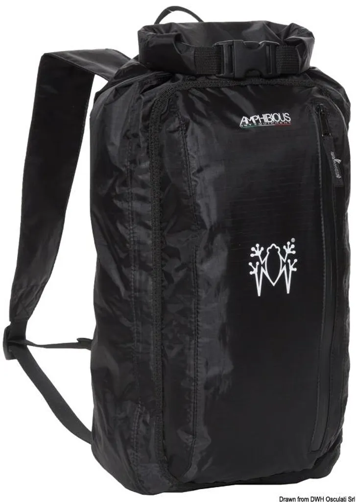 Sac à dos AMPHIBIOUS X-Light 10L gris et noir en TPU résistant