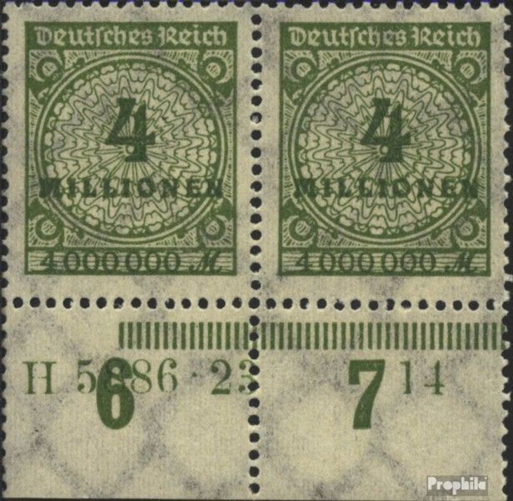 Briefmarken Deutsches Reich 1923 Mi 316 HAN postfrisch Produktbild 