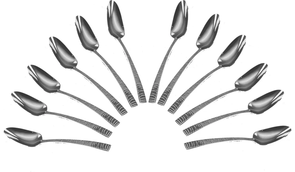 Set 12 Cucchiai Menu Solex Alexa in Acciaio Inox 18/10 per Ristorazione