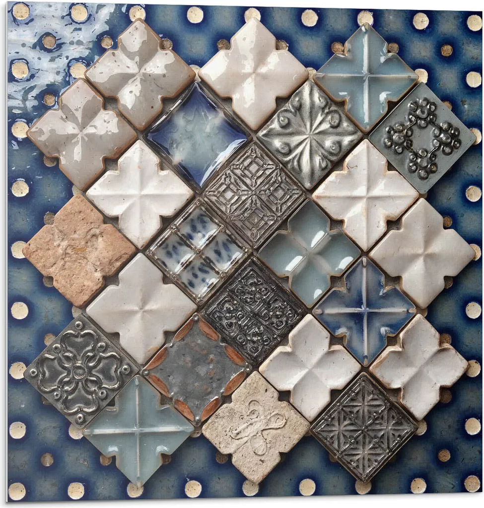 Pannelli Parete Autoadesivi 20x20cm - Mosaico DIY Impermeabile