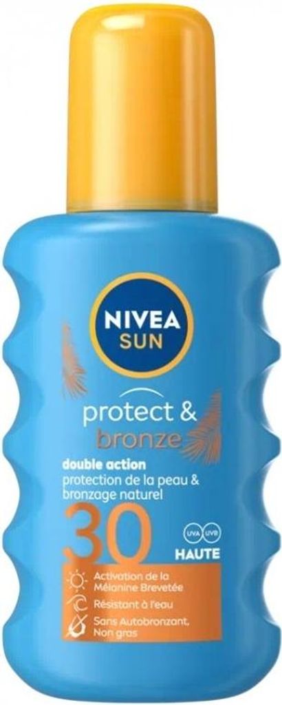 Nivea Sun Protect & Bronze Double Action Spray SPF30, 200 Obrázok produktu 