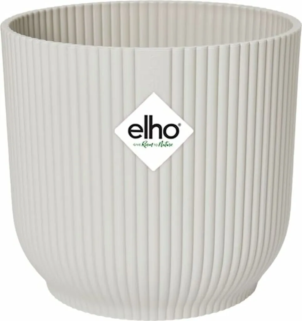 Déplacer vos plantes facilement avec le pot blanc 35cm Elho Vibes Fold