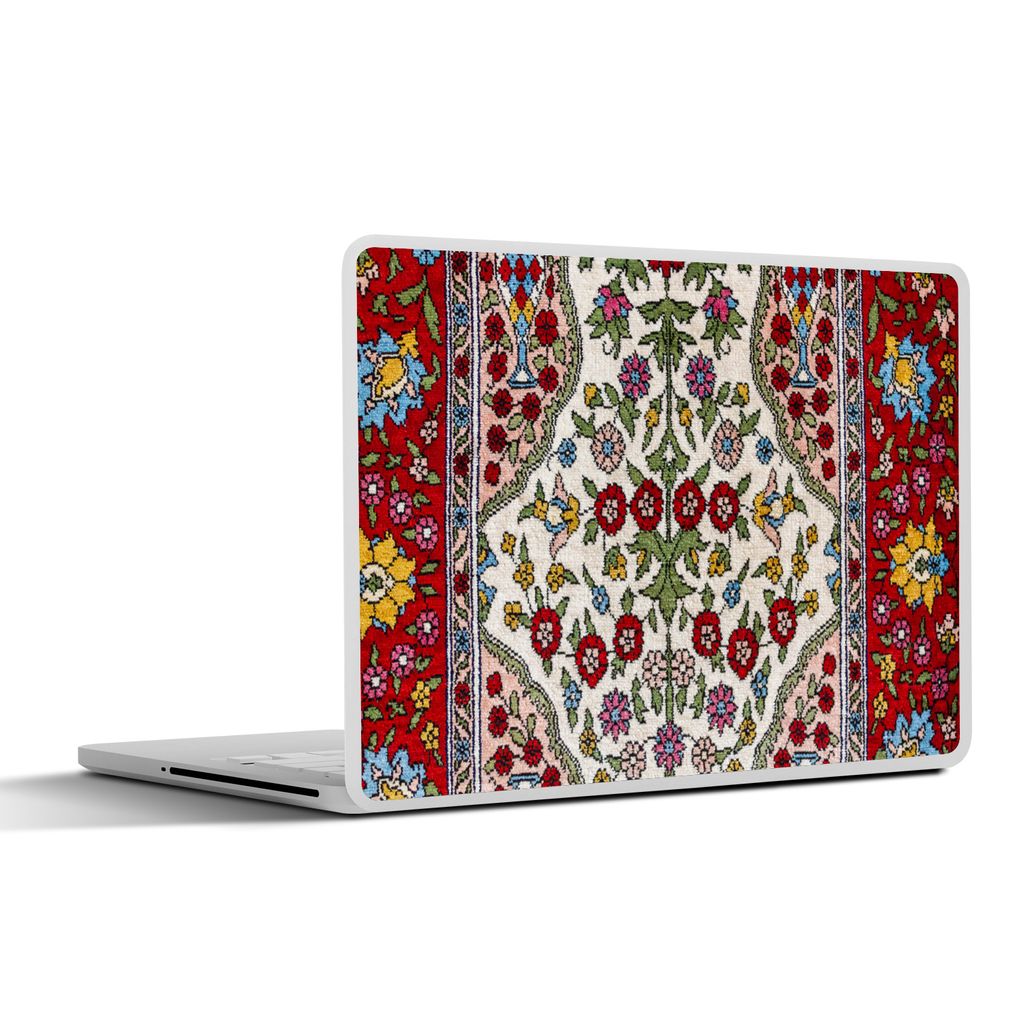 MuchoWow Laptop Aufkleber Sticker Cover Persische Teppiche - Teppiche - Muster - Farben 36.5x27.5 cm - Laptop-Sticker