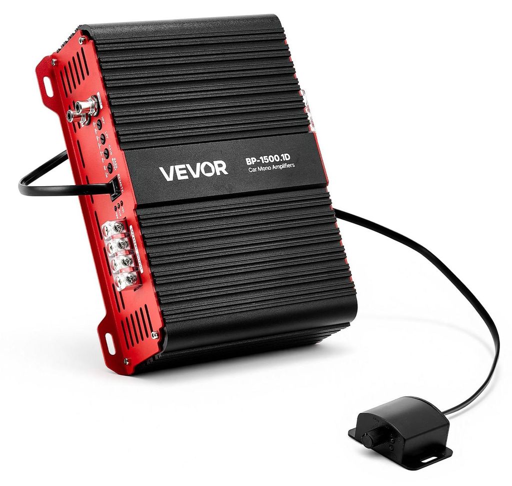 VEVOR Monoblock Autoversterker 1500 W RMS, MAX 1/2/4 Ohm, Productafbeelding 