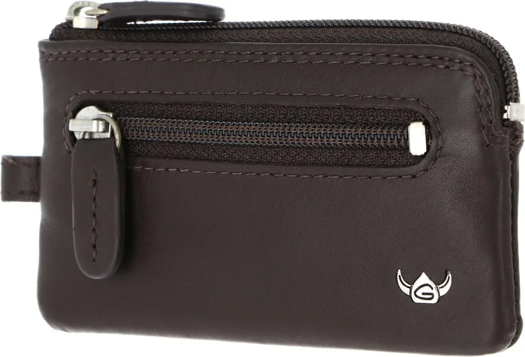 Golden Head Pelle caso chiave Polo RV-Schlüsseletui 5112 Dunkelbraun marrone scuro