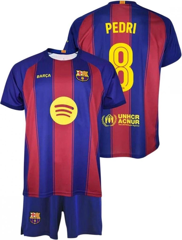 FC Barcelona Junior Fußballset Trikot & Shorts Pedri 2025/26 BC19EP 140