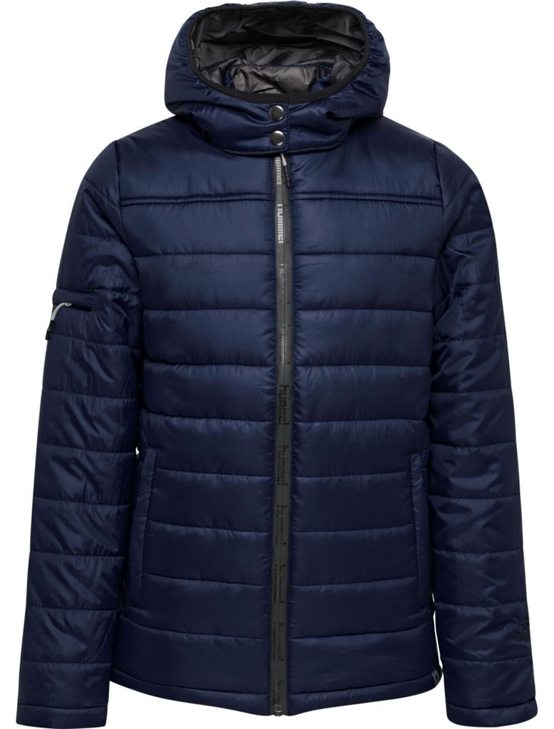 hummel hmlNORTH dětská prošívaná bunda s kapucí navy 152 Obrázek produktu 