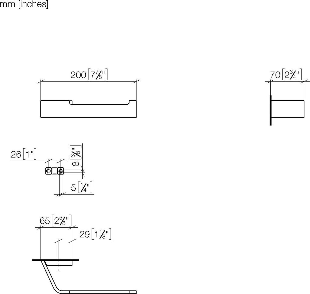 Dornbracht CL.1 Papierrollenhalter ohne Deckel, 83500705-46