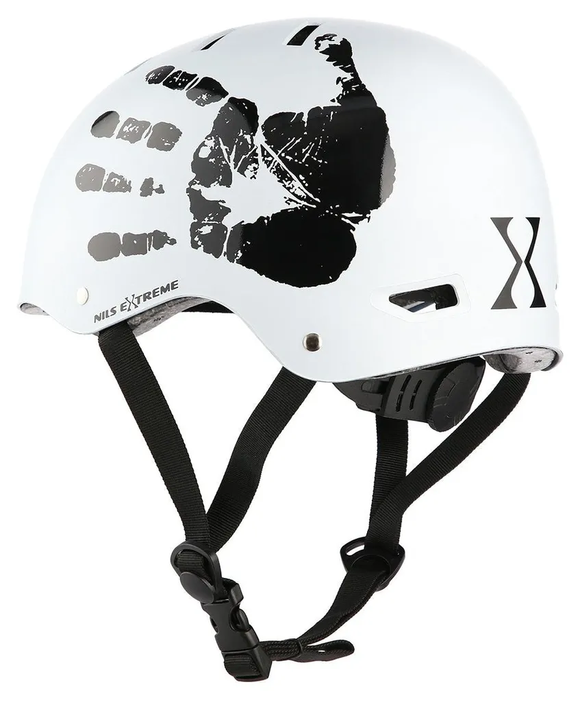 Casque blanc ultra léger taille L 54-62 cm avec aérations intégrées
