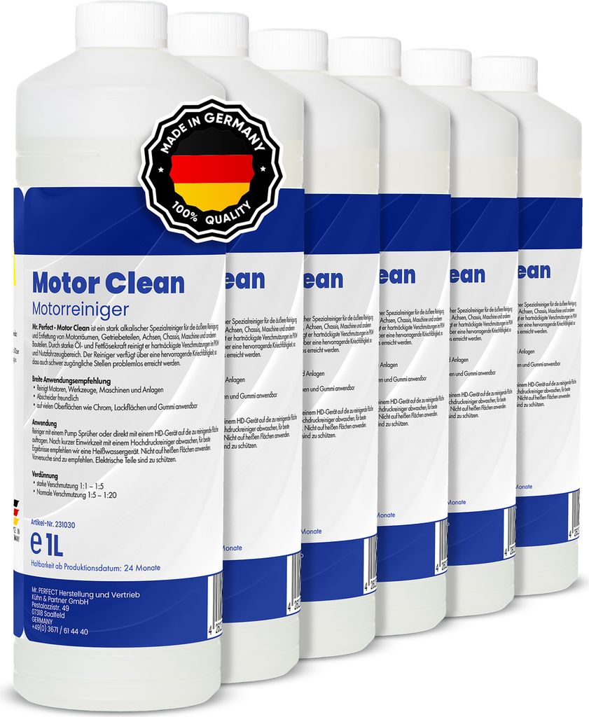 Mr. Perfect Motorreiniger, 6x1L - Motorenreiniger Kaltreiniger Entfetter