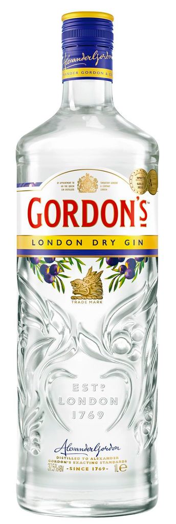 Gordon's London Dry Gin s vyváženou chutí láhev 1000ml Obrázek produktu 