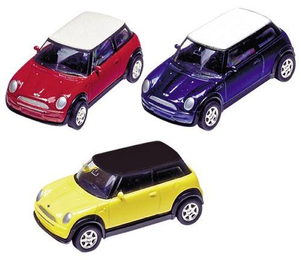 Mini Cooper (2001), Spritzguss, 1:60, L= 7 cm Obrázok produktu 