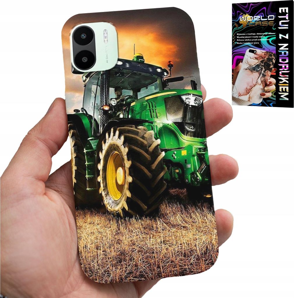 Gehäuse Für Xiaomi Redmi A1 - Traktor Bauernhof Traktor Bauernhof + Glas