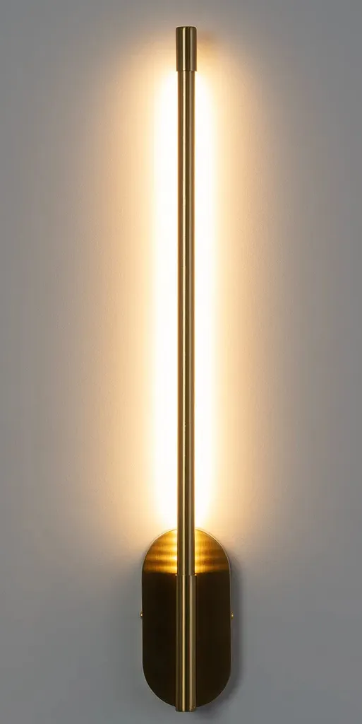 Applique murale dorée LED 3000K : fini les couloirs sombres et tristes