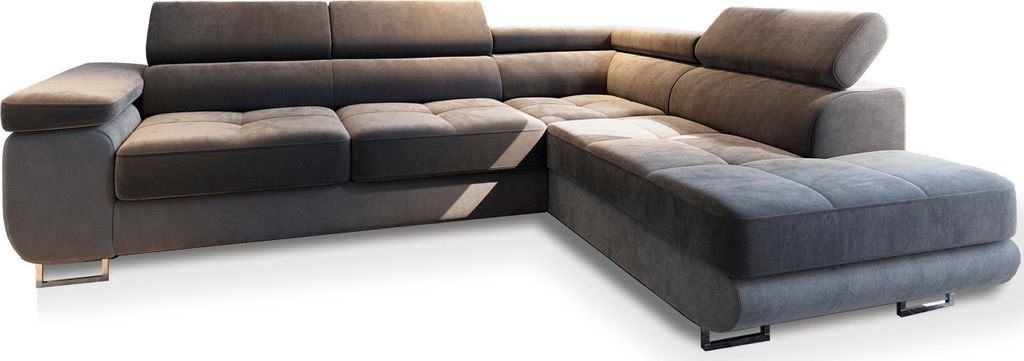 Masseno Ecksofa SELVA R-S mit Schlaffunktion L-Form, Sofa Produktbild 