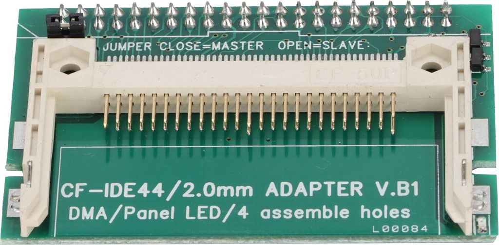 Adapter CF Card auf IDE-Festplatte 2,5" 44 Pin Female für Linux für DOS für Windows