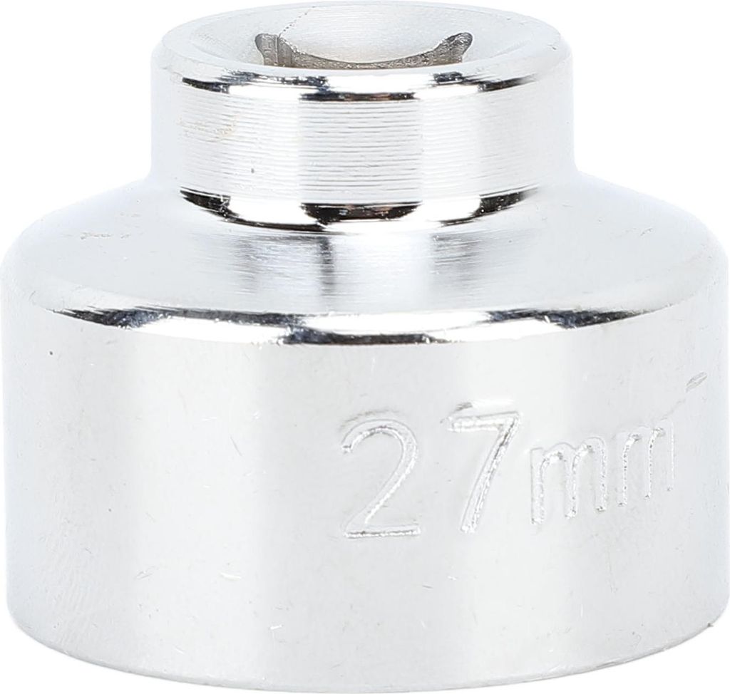 Ölfilterschlüssel Sockel 6 Zähne Ölfilter Kappe Entfernung Steckschlüssel Ersatz für Kia K5 27mm/1.06in