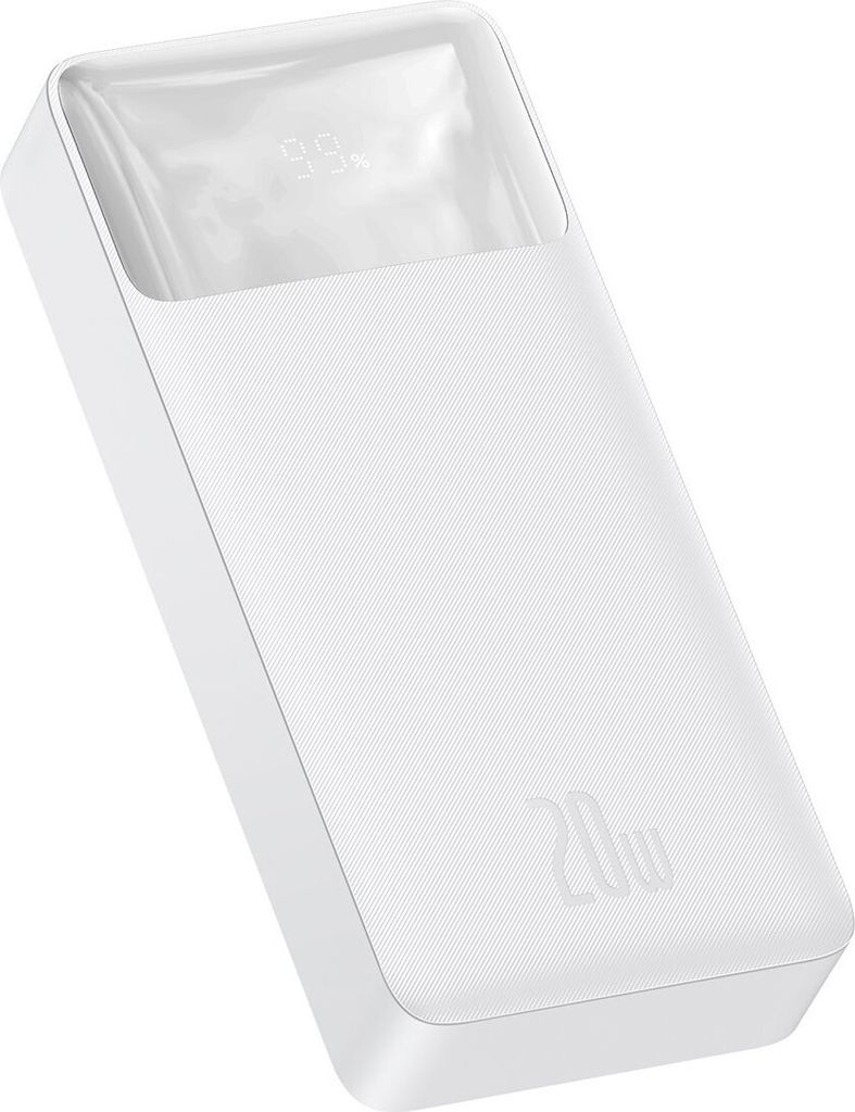 Baseus Bipow Powerbank mit Schnellladung 20000Mah 20W Weiß Produktbild 2