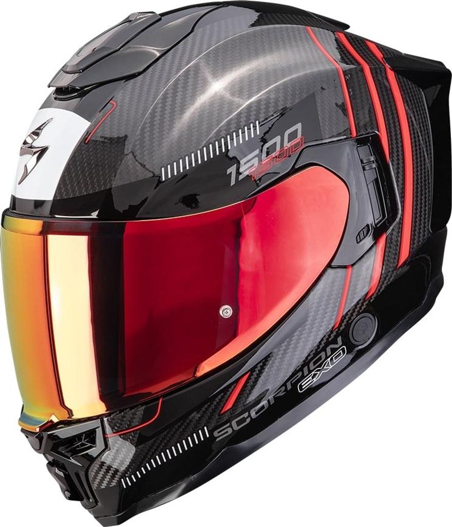 Scorpion Exo-1500 Carbon Air Zity schwarz-Rot XXL