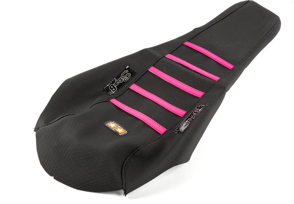 Housse de siège Stage6 noir et rose pour Derbi Senda X-treme 2018-2020