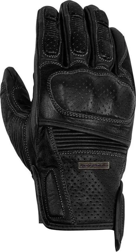 Gants Moto en Cuir Homme Rusty Stitches Zeke Noir Taille L