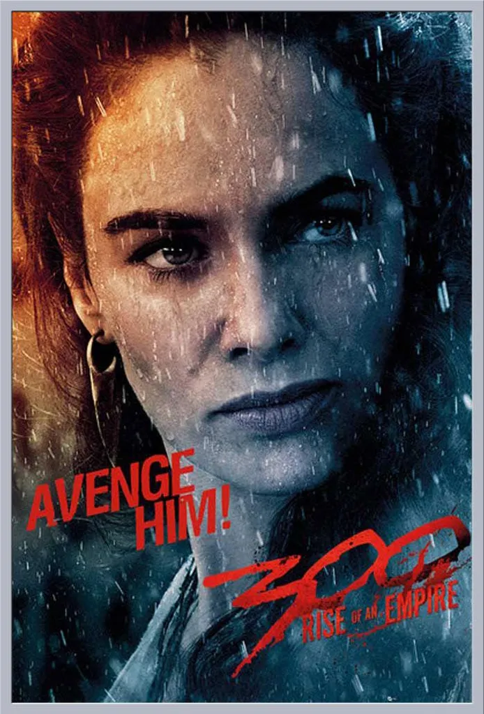 Poster encadré 300 Rise of an Empire Avenge Him, cadre argent Shinsuke