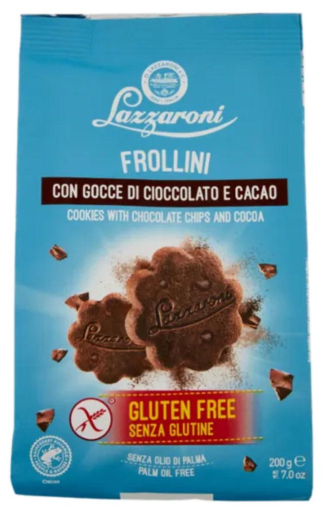 Biscuits sans gluten « Frollini Senza Glutine » aux pépites Image du produit 