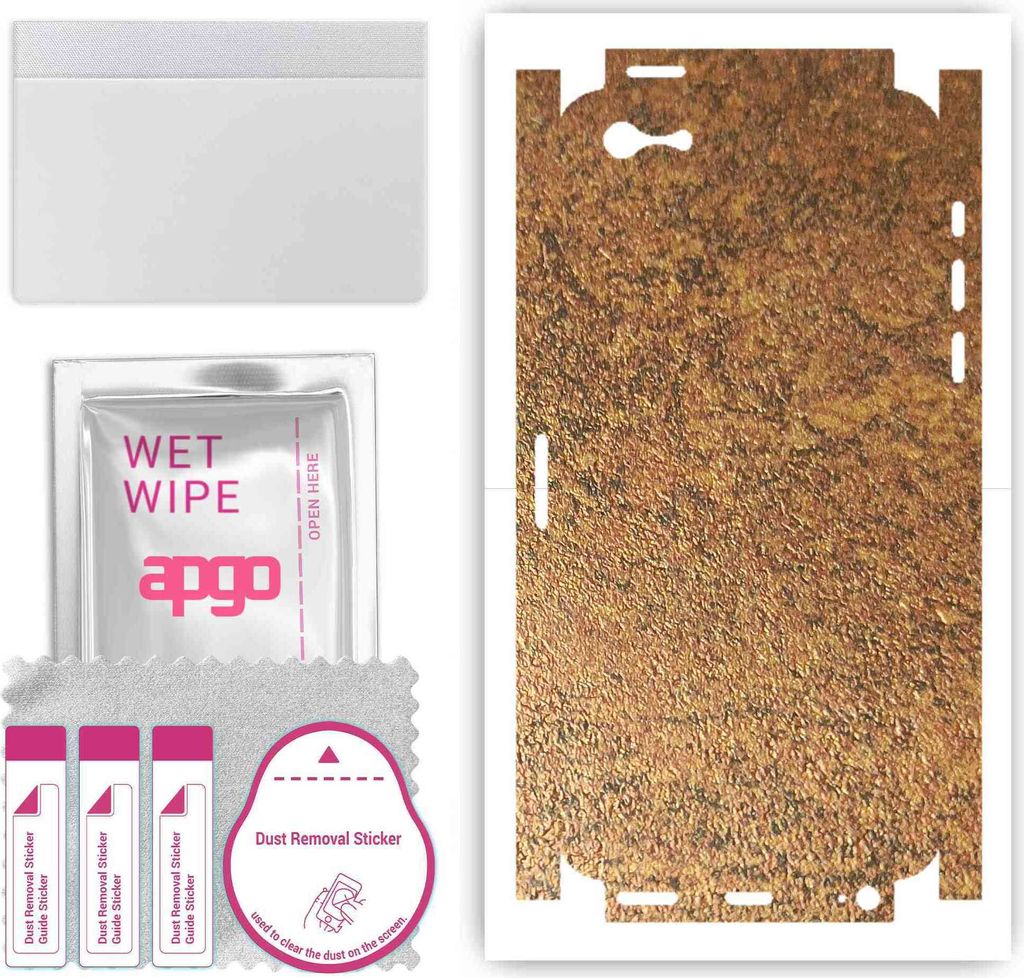 apgo Rückseite + Seiten Schutzfolie, Skin, kompatibel mit Apple iPhone 5, Hinten Displayschutzfolie aus Vinylfolie, kratzfest, einfache Montage - ...