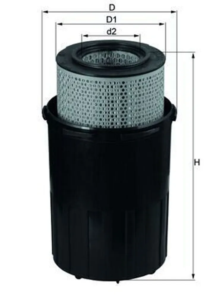 KNECHT LX 388 filtre à air haute performance protection moteur durable