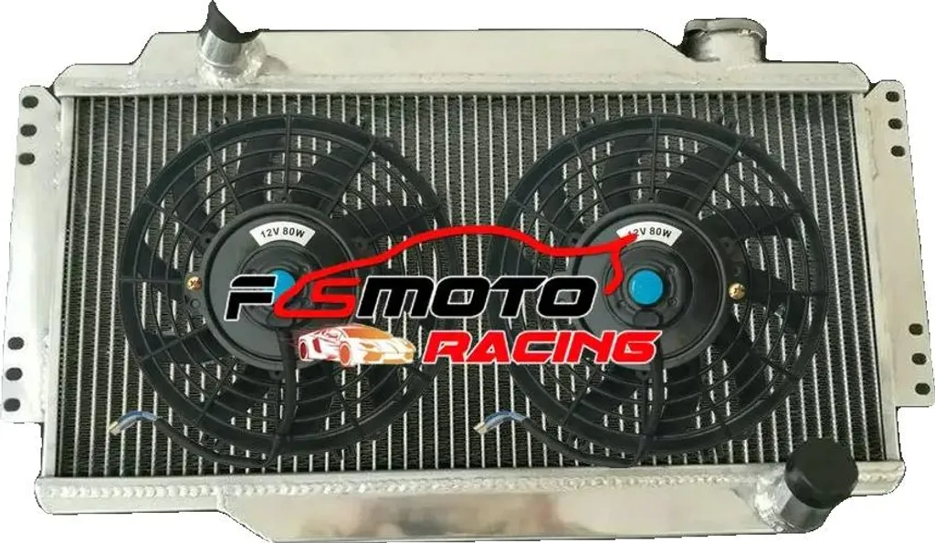 Kit Radiateur de Refroidissement Moteur en Aluminium et 2 Ventilateurs