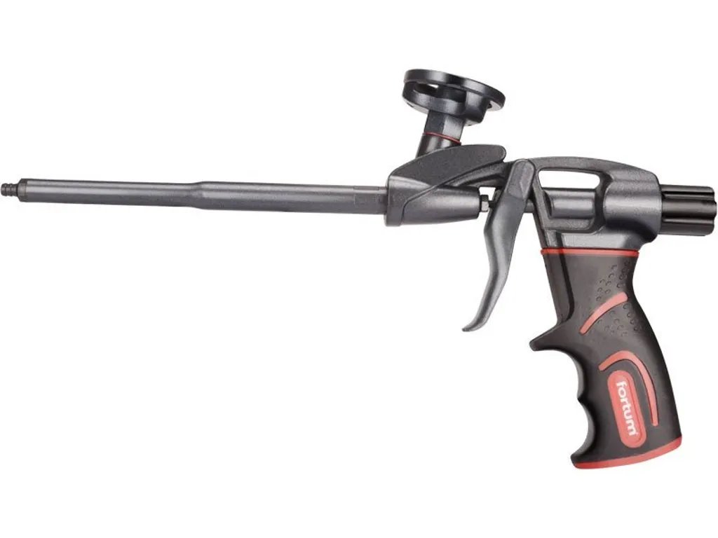 Pistolet mousse polyuréthane débit réglable et poignée ergonomique