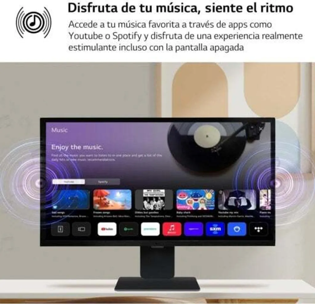 Écran Connecté LG 27SR50F-B 27 Pouces IPS avec Applications de Streaming - 9