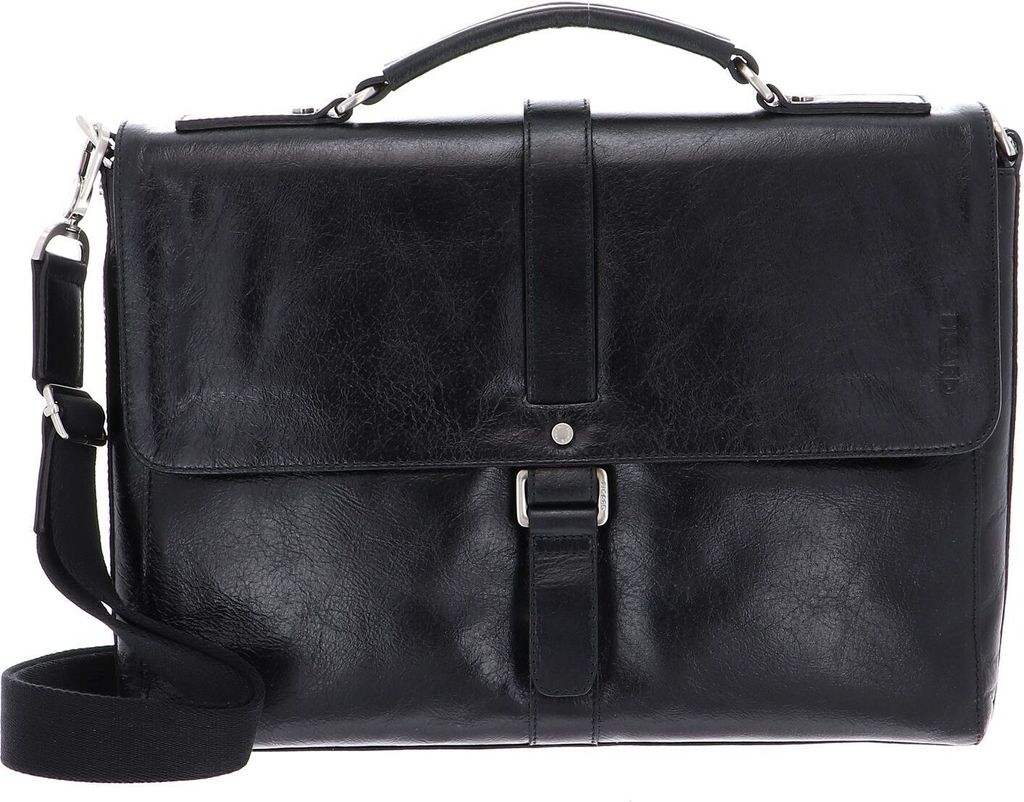 PICARD Leder Aktentasche Buddy Briefcase Black schwarz Produktbild 