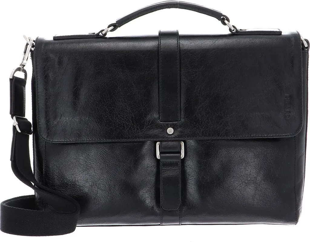 PICARD Buddy Mallette en Cuir Noir - Briefcase Haut de Gamme Business