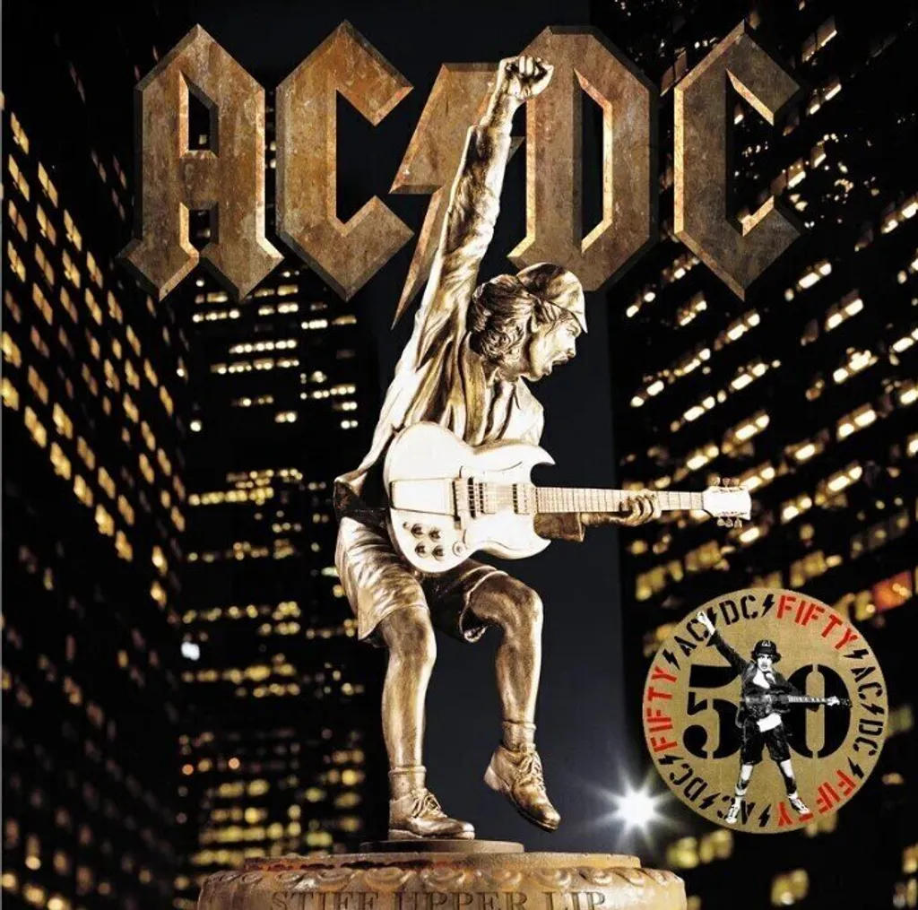 AC/DC Stiff Upper Lip Édition Vinyle Gold Anniversaire Rock 12" LP