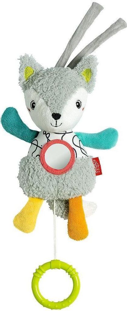 Mini-Spieluhr Fuchs – mit Spiegel & herausnehmbarem Spielwerk – Melodie „Weißt du wieviel Sternlein stehen“