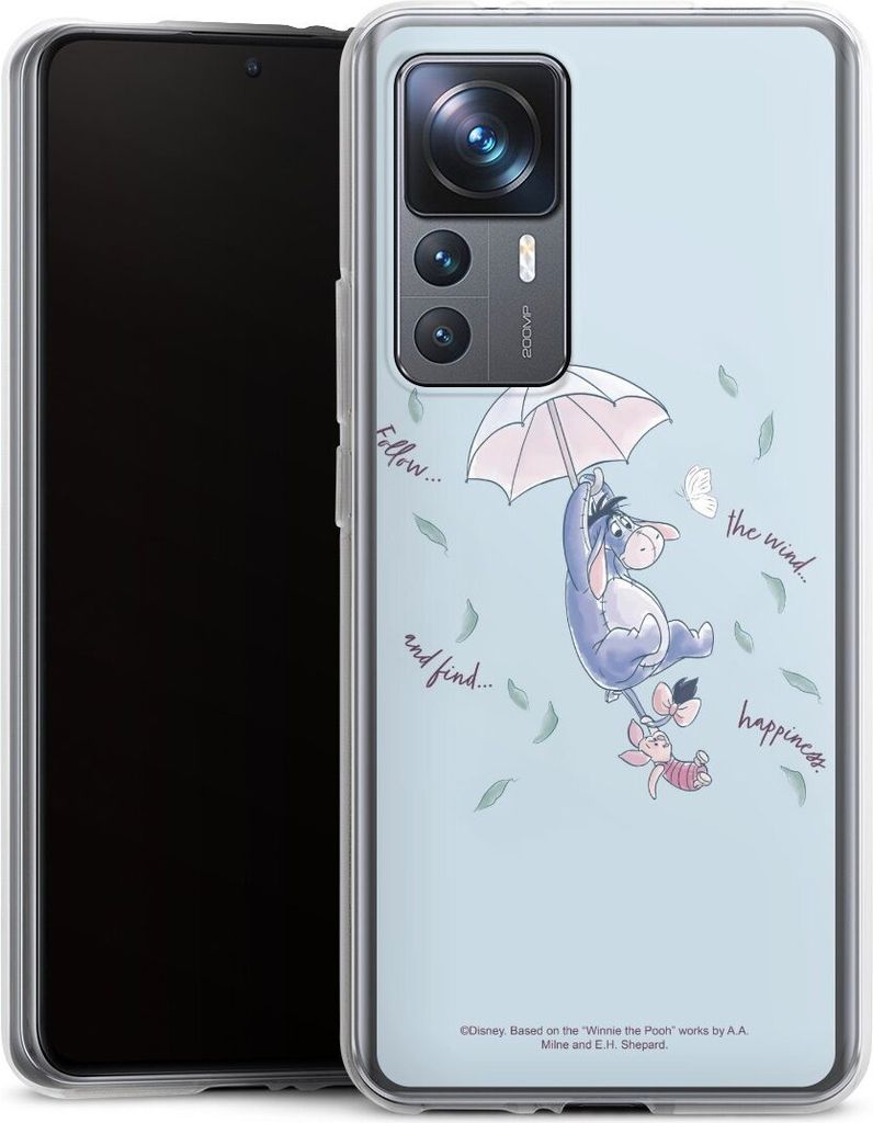 DeinDesign Handyhülle für Xiaomi 12T 5G Silikon Hülle Case Smartphone Schutzhülle Disney Offizielles Lizenzprodukt Winnie Puuh I-Aah