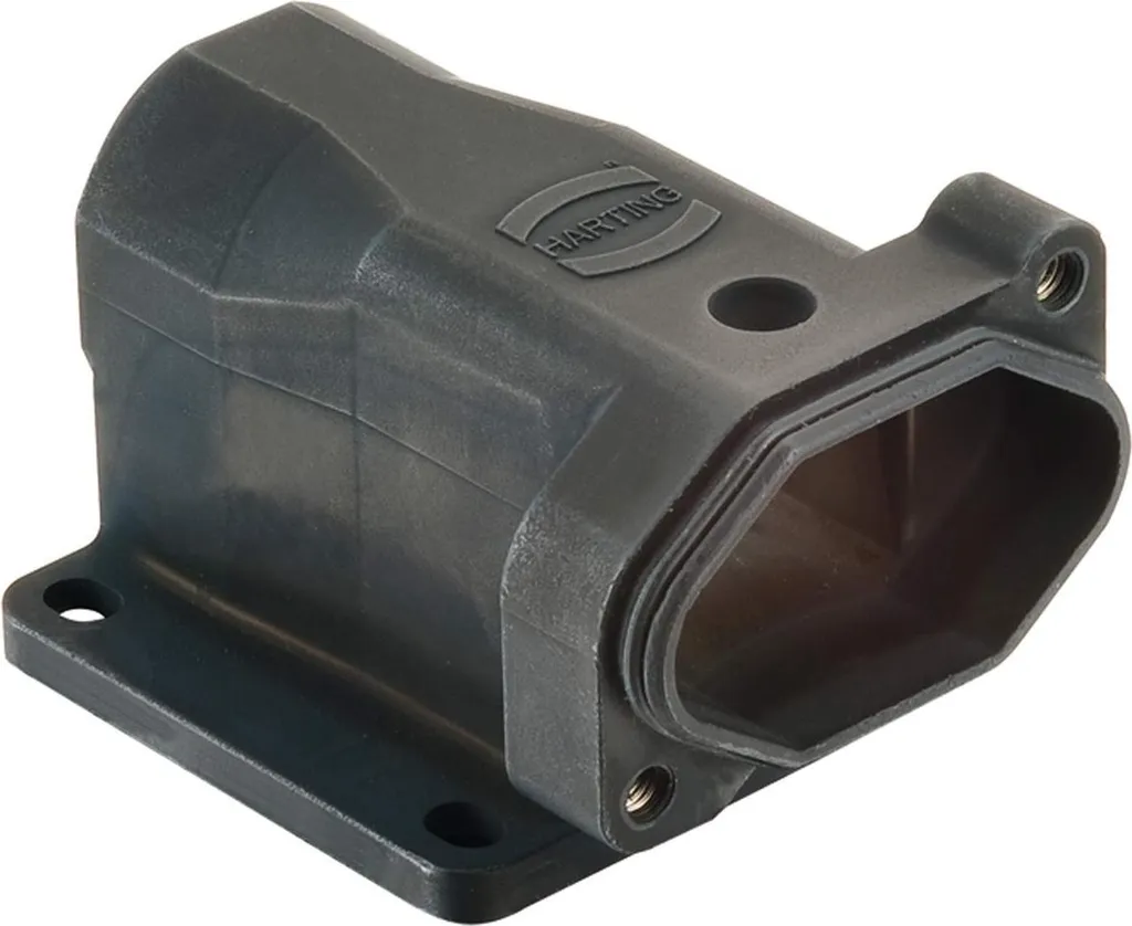 Boîtier Harting Han 3HPR 1xM25 robuste avec fond fermé et long corps