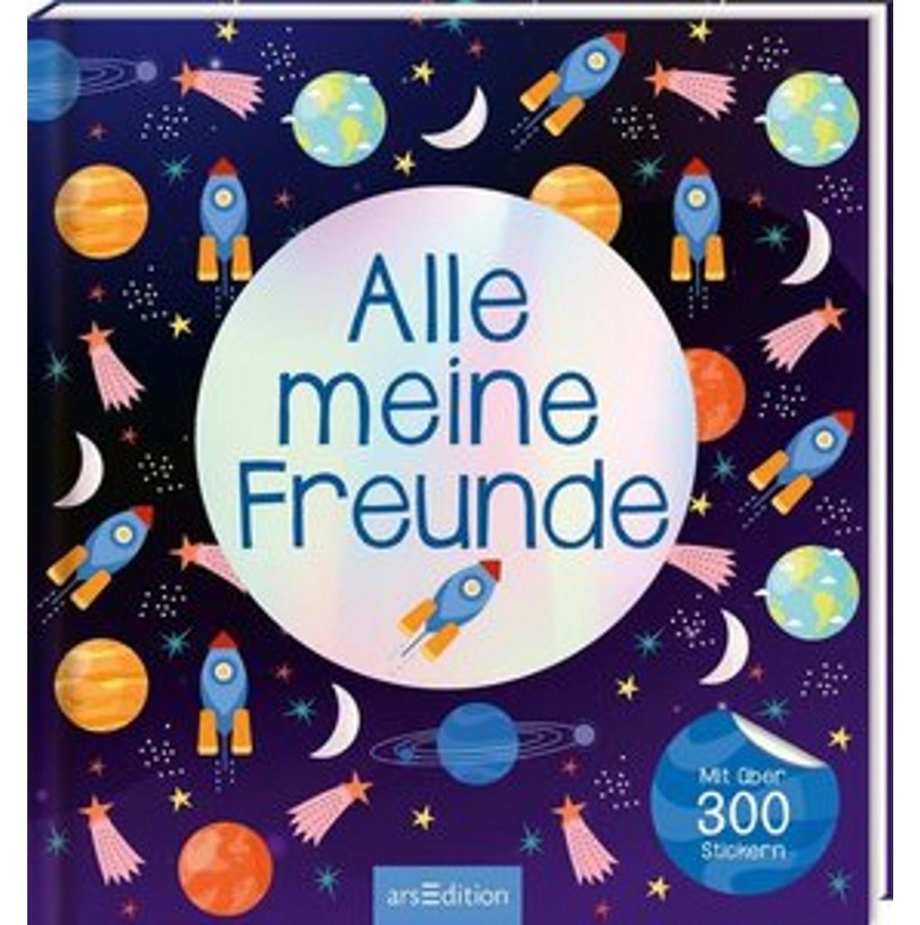 Alle meine Freunde - Weltraum | Mit über 300 Stickern Immagine del prodotto 