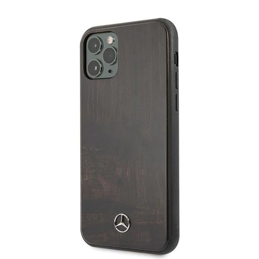 Cover iPhone 11 Pro Max Mercedes Wood Line | Palissandro Marrone - 2