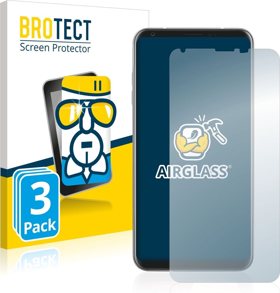 3x BROTECT Schutzglas für LG V30 Schutzfolie Panzer Folie Glas Display Schutz klar