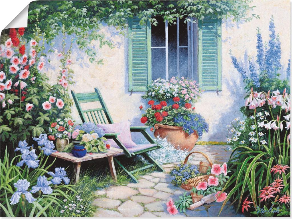 ARTland Poster Ein schöner Platz Größe: 40x30 cm Produktbild 