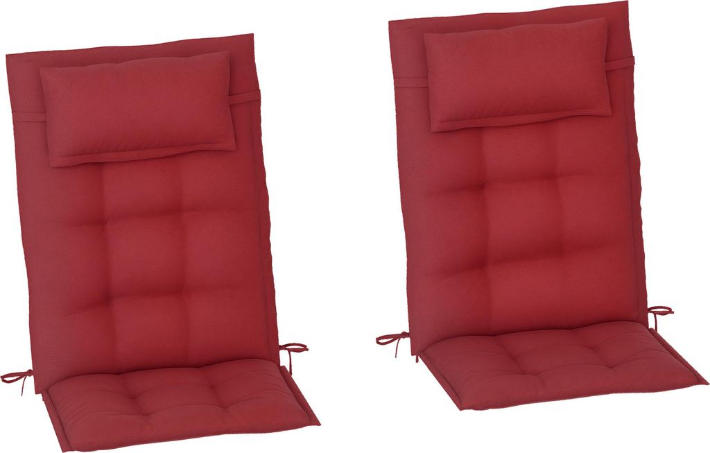 Lot de 2 housses Outsunny pour chaise longue, hydrofuges, Image du produit 