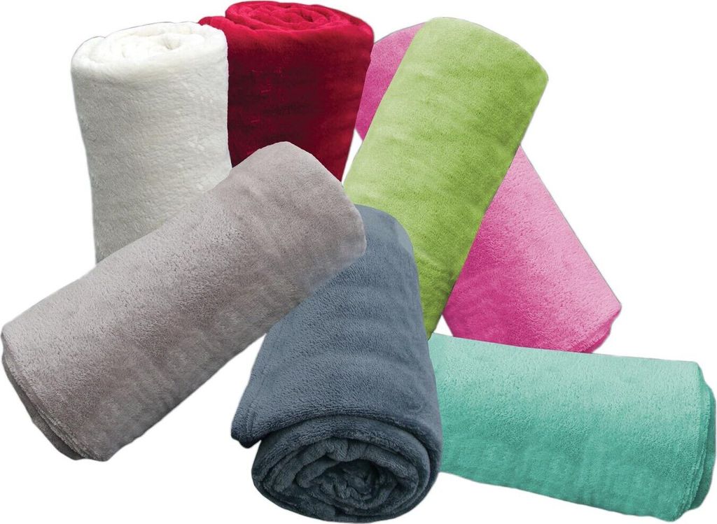 Rally Fashion Basic Microfaser Flausch Decke Boston Türkis Produktbild 