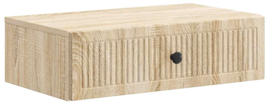 Wandmontierter Beistelltisch Sonoma-Eiche 59 x 34,5 x 17 cm